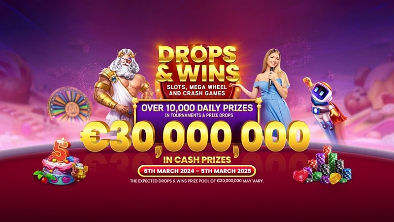 Drops & Wins Online Casino Promo