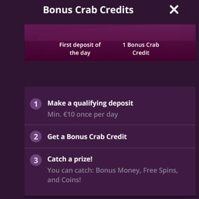 Bonus Crab Gamification