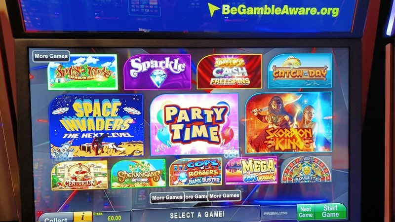 UK Land-Based Video Slot