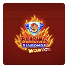 9 Blazing Diamonds Wowpot