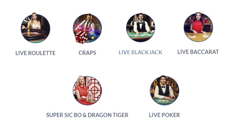 Live Casino Crypto Games