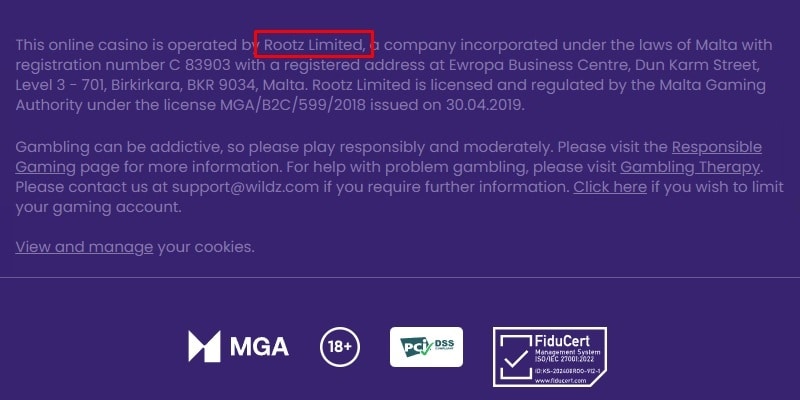 Step 1 – MGA Licensing Confirmation Step 1 - MGA Licensing Confirmation