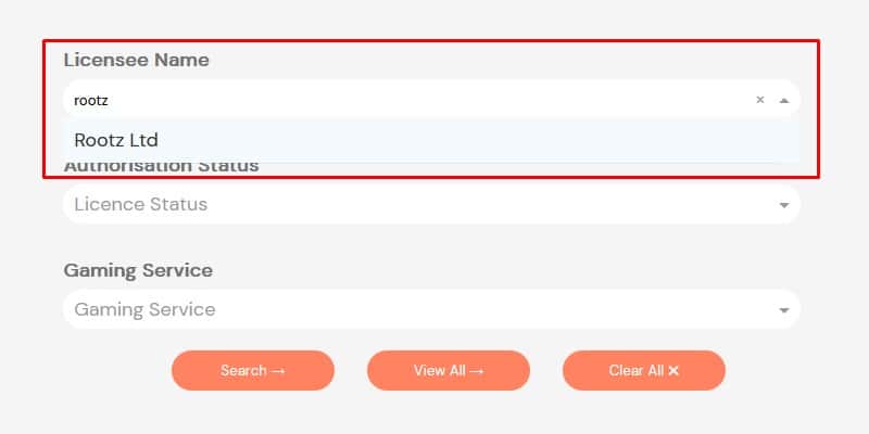 Step 2 – MGA Licensing Confirmation Step 2 - MGA Licensing Confirmation