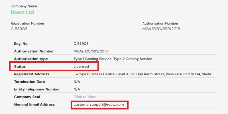 Step 3 – MGA Licensing Confirmation Step 3 - MGA Licensing Confirmation