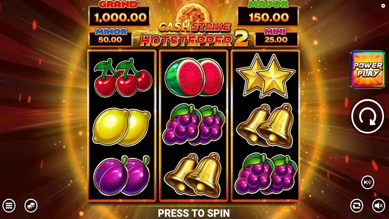 Cash Strike Hotstepper 2 Slot – Classic Fruit Theme with Jackpot Wins