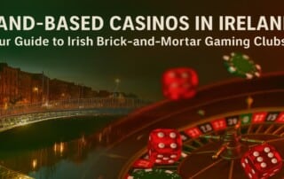 1280x720 Image of Dublin and a roulette table depicting gambling in Irealand