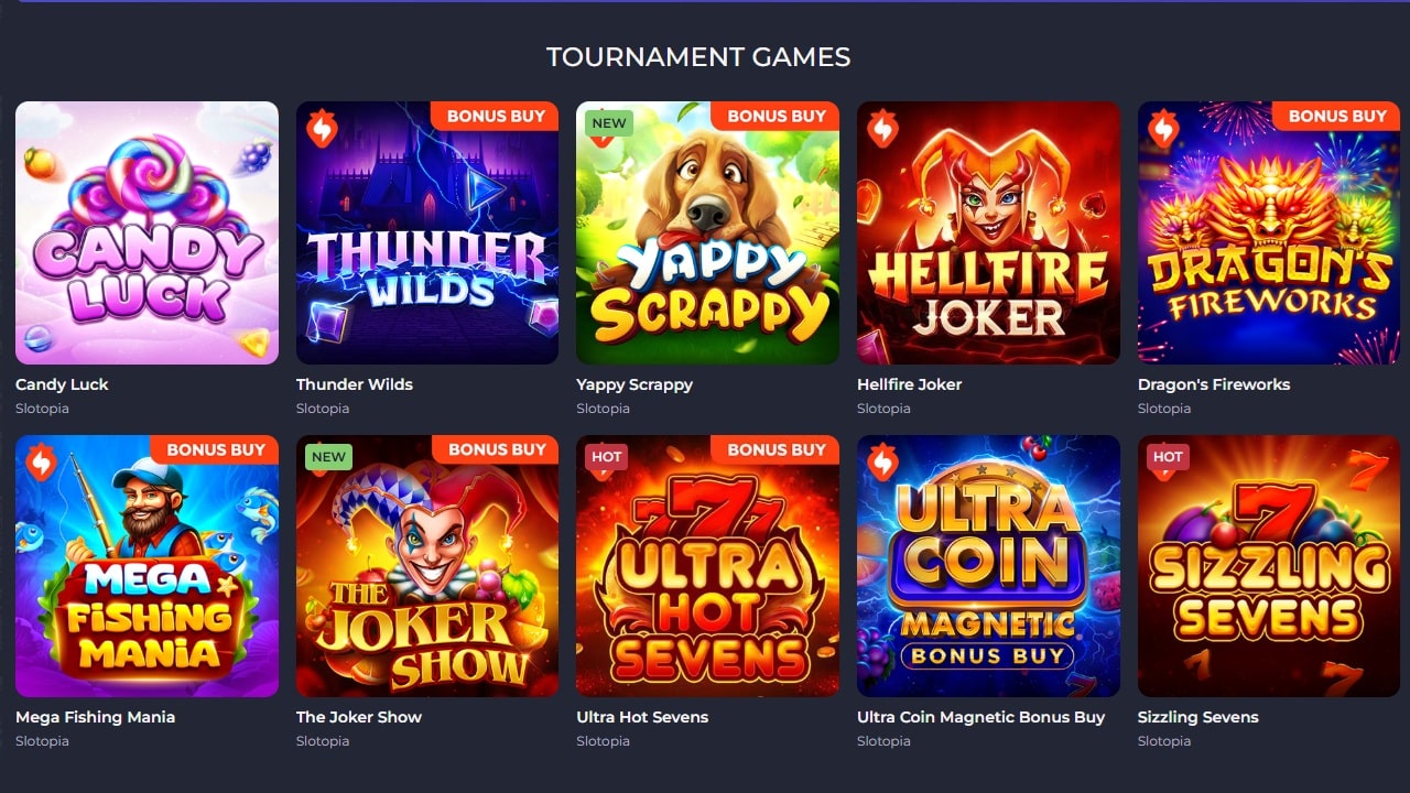 1280x720 Image of Sltopia online slots and pokies for the Golden Days Network Tournament