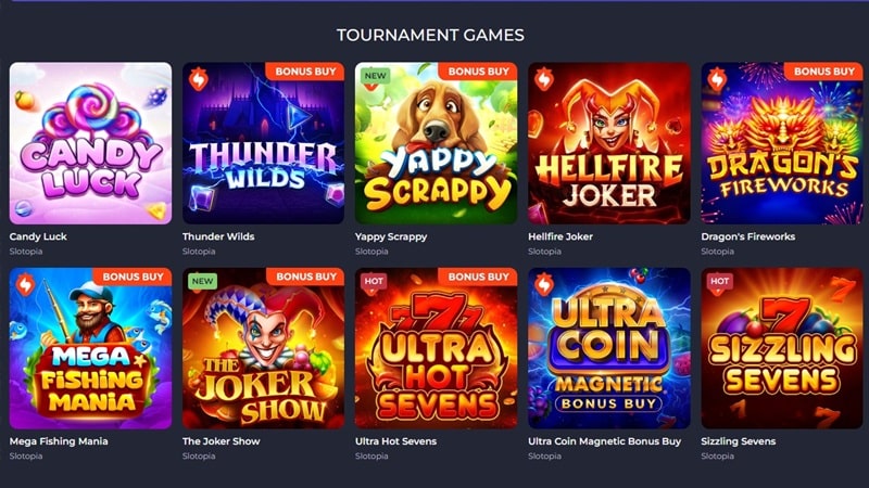800x450 Image of Sltopia online slots and pokies for the Golden Days Network Tournament