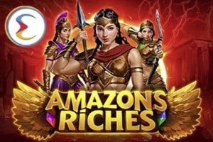 Endorphina Amazons Riches slot demo featuring female warrior characters with shields and weapons