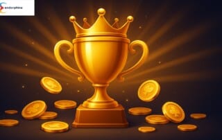 Endorphina nominated for Best Slot Game Provider at SiGMA Central Europe Awards 2025 - golden trophy with crown and coins