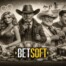 Betsoft THE Series promotional image featuring diverse characters and casino elements for new story-driven slot games collection