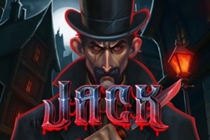 Jack slot game logo featuring Victorian character with top hat and lantern by Wicked Games