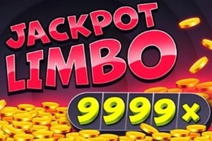 Jackpot Limbo slot game logo with 9999x multiplier feature by Belatra Games