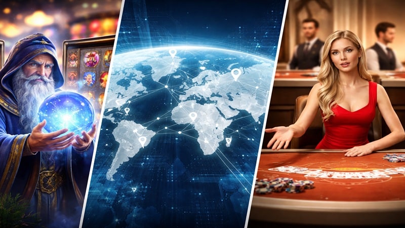 Playtech 2026 global gaming expansion with exclusive slots, African market entry, and US live casino studios