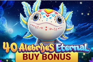 40 Alebrijes Eternal slot game featuring colorful Mexican alebrije creature with bonus buy feature by Amusnet