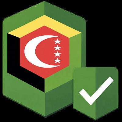 Anjouan licensing badge icon