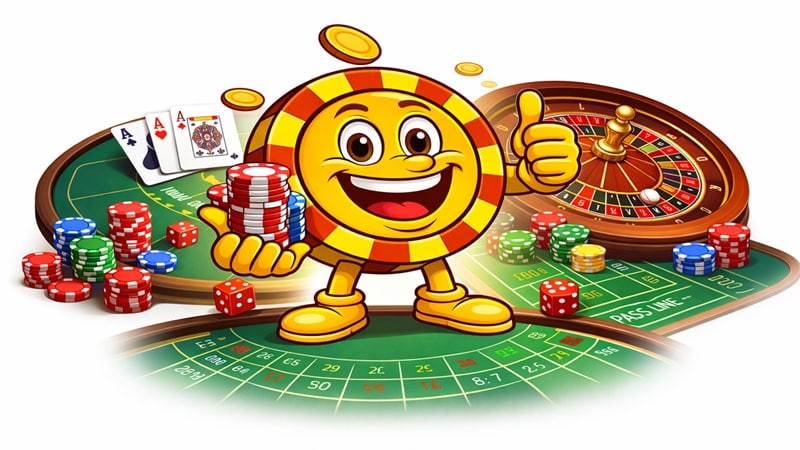 Betsoft table games including roulette, blackjack, and poker with casino chips and cards available for free play demo