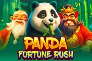Panda Fortune Rush slot game by BGaming with panda characters and large grid pay anywhere layout