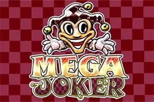 Mega Joker classic slot game splash screen by NetEnt