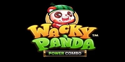 Wacky Panda Power Combo slot splash screen with colourful panda and Power Combo logo